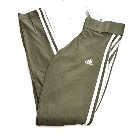 adidas Pants - Adidas Green Tight Fit Mid Rise Full-Length Style Athletic Leggings NWT Womens S